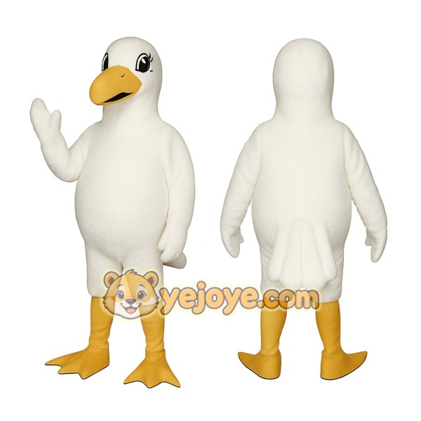 White Duck Mascot Costume