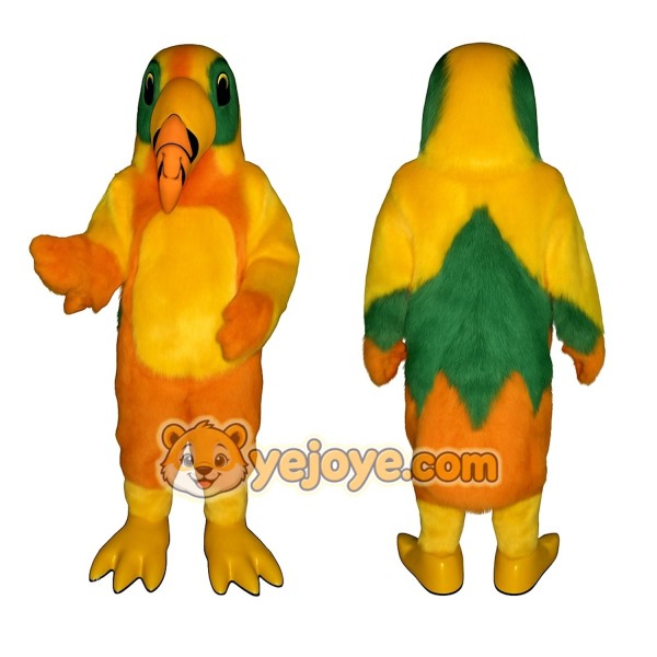 Orange Parrot Mascot Costume