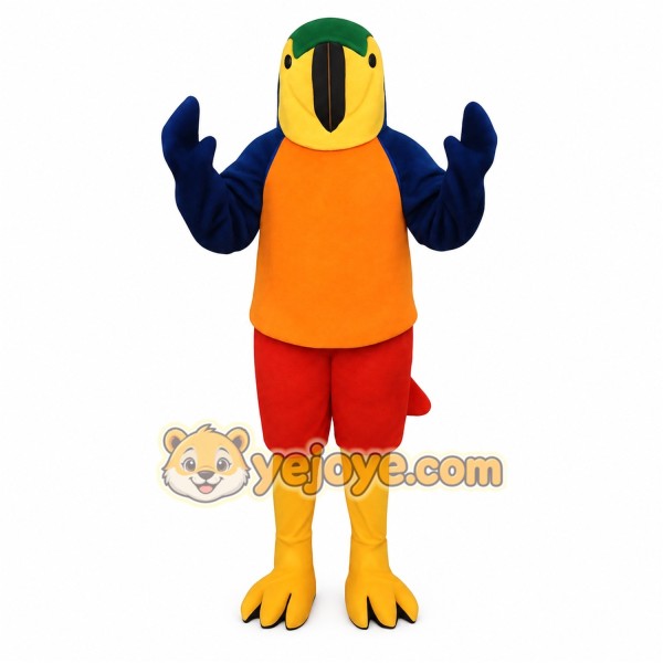 Colorful Parrot Mascot Costume