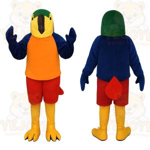Colorful Parrot Mascot Costume