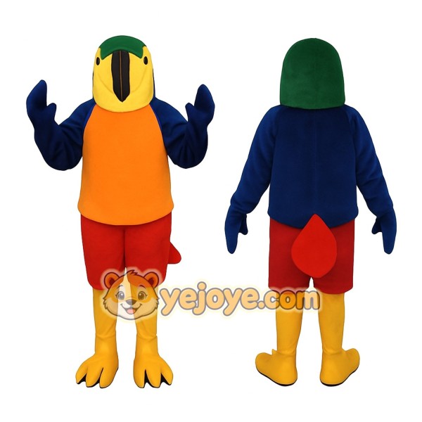 Colorful Parrot Mascot Costume