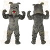 Gray Bulldog Mascot Costume