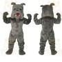 Gray Bulldog Mascot Costume