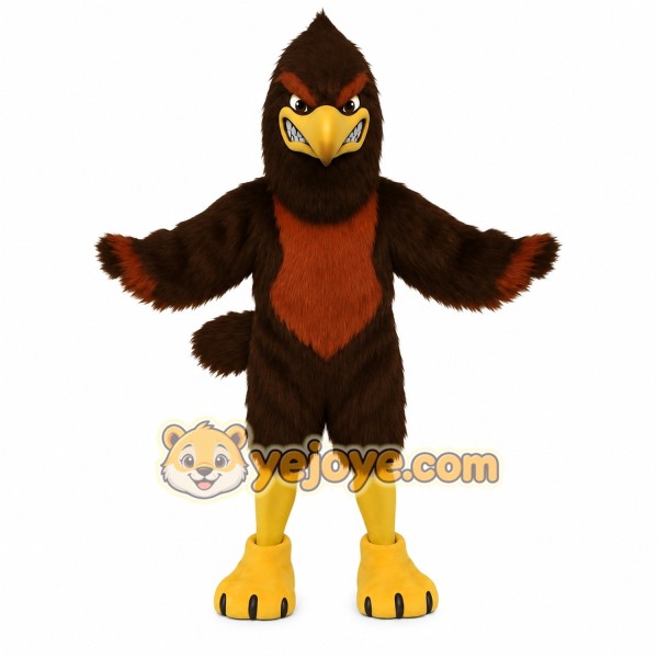 Brown Bird Mascot Costume