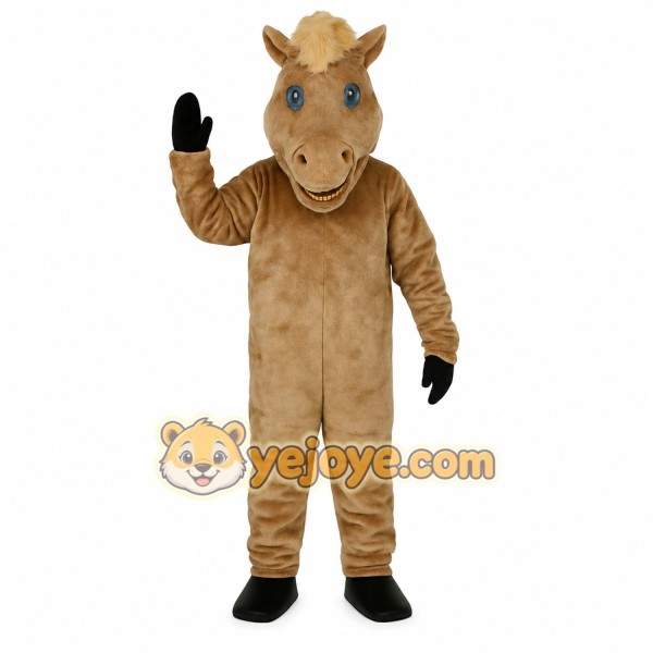 Brown Horse Mascot Costume
