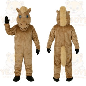 Brown Horse Mascot Costume