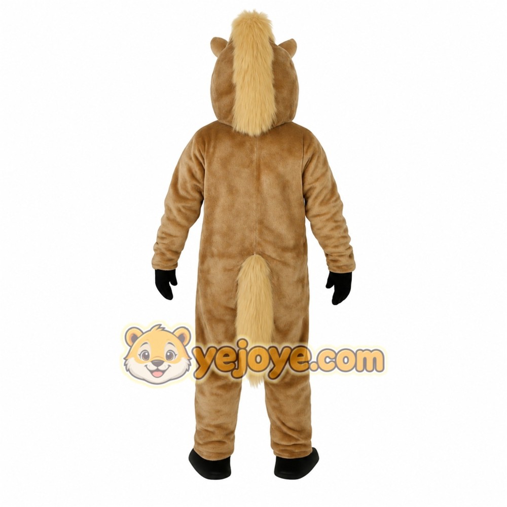 Brown Horse Mascot Costume Brown Horse Mascot Costume