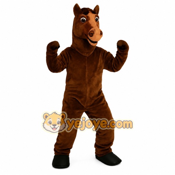 Brown Horse Mascot Costume