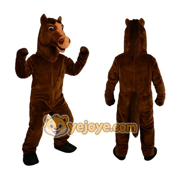 Brown Horse Mascot Costume