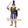 Blue Gladiator Mascot Costume Blue Gladiator Mascot Costume