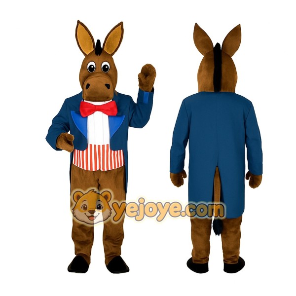 Brown Donkey Mascot Costume