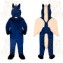 Blue Horse Mascot Costume