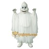 White Ghost Mascot Costume White Ghost Mascot Costume