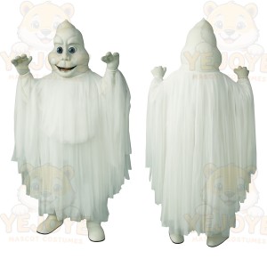 White Ghost Mascot Costume