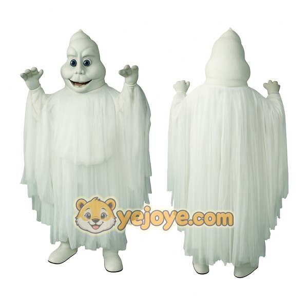 White Ghost Mascot Costume