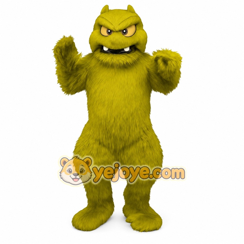 Yellow Monster Mascot Costume Yellow Monster Mascot Costume