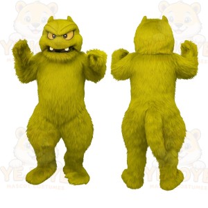 Yellow Monster Mascot Costume