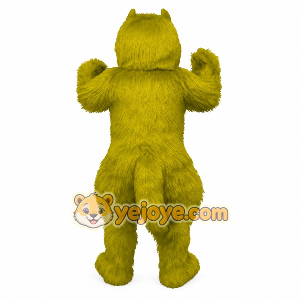 Yellow Monster Mascot Costume Yellow Monster Mascot Costume