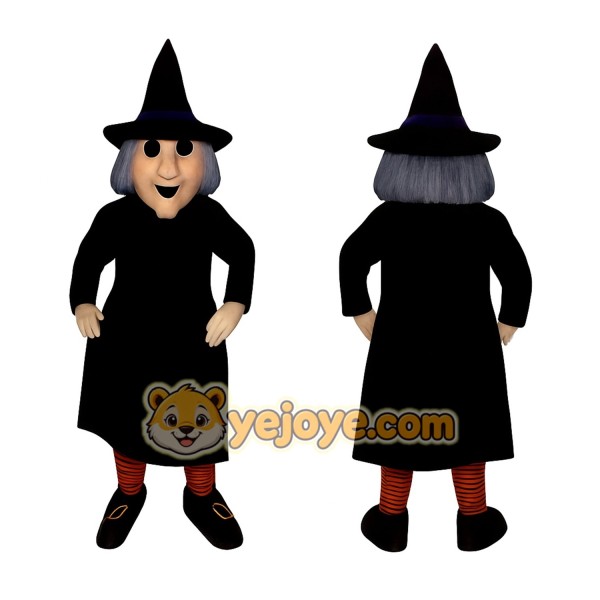 Black Witch Mascot Costume