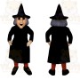 Black Witch Mascot Costume