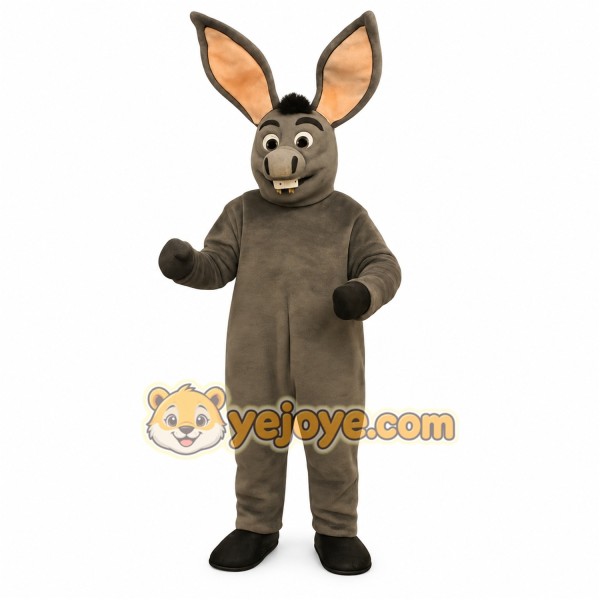 Gray Donkey Mascot Costume