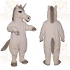 White Unicorn Mascot Costume