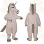 White Unicorn Mascot Costume