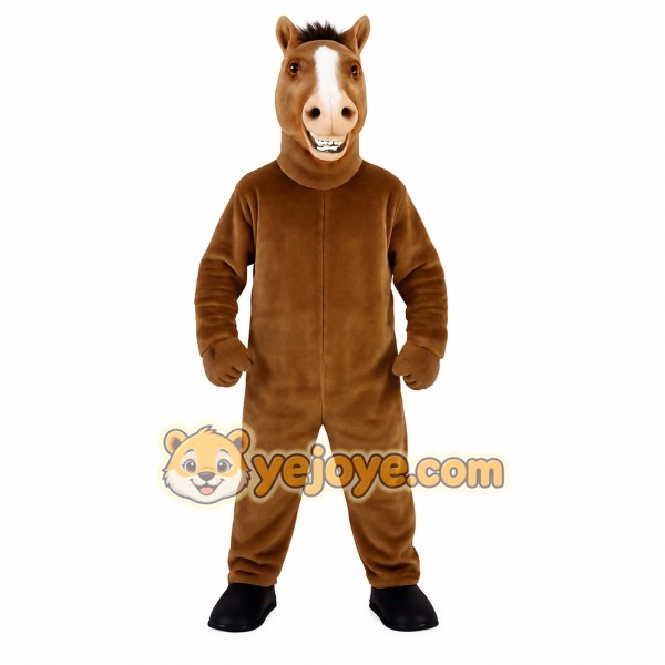 Brown Horse Mascot Costume