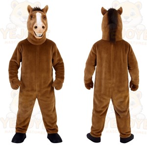Brown Horse Mascot Costume