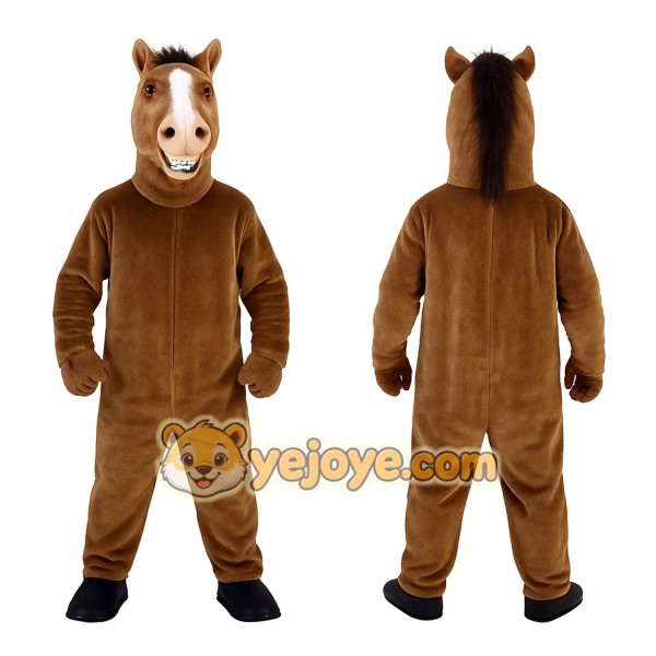 Brown Horse Mascot Costume