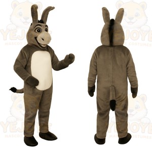Brown Donkey Mascot Costume