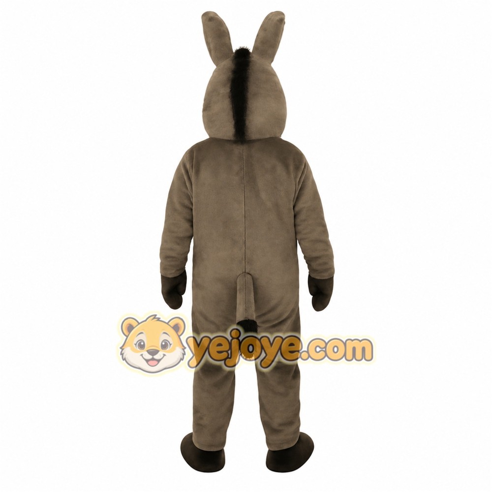 Brown Donkey Mascot Costume Brown Donkey Mascot Costume