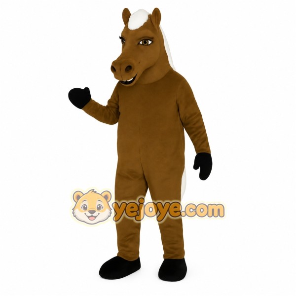 Brown Horse Mascot Costume