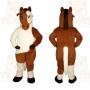 Brown Horse Mascot Costume