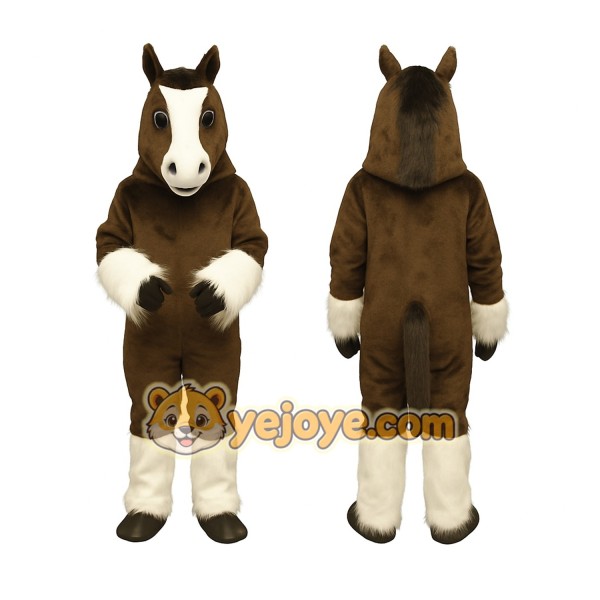 Brown Horse Mascot Costume