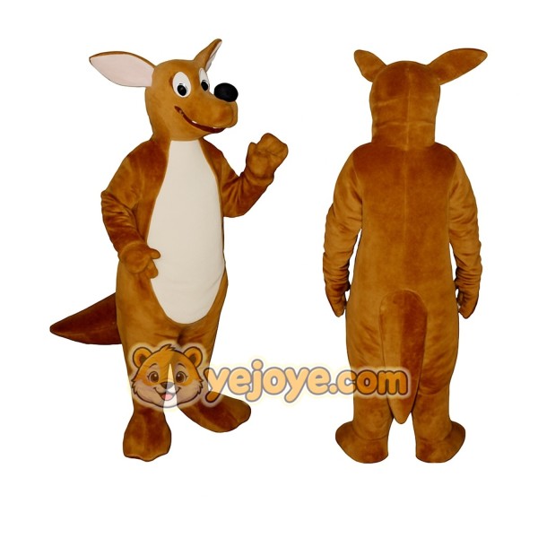 Brown Kangaroo Mascot Costume