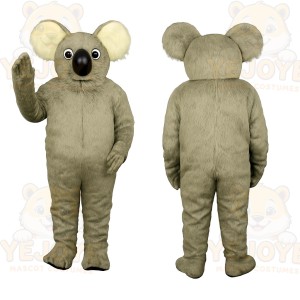 Gray Koala Mascot Costume
