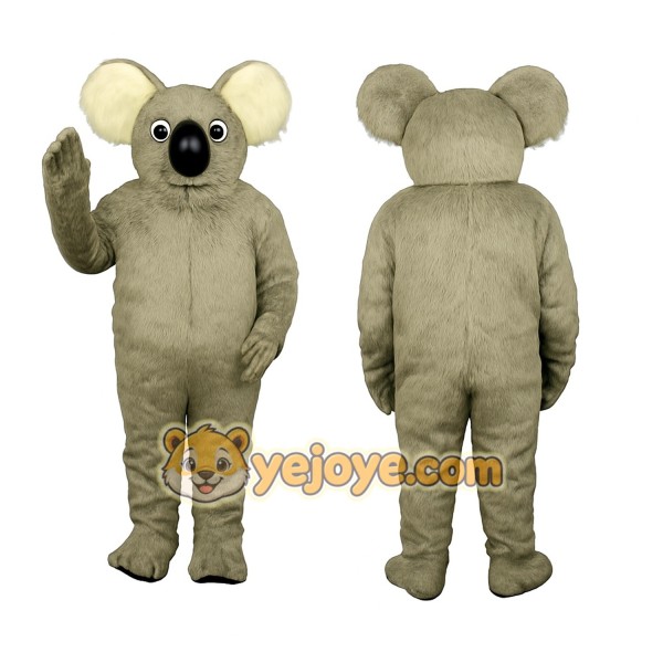 Gray Koala Mascot Costume