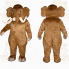 Brown Mammoth Mascot Costume