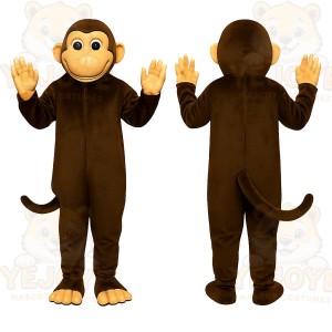Brown Monkey Mascot Costume