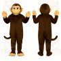 Brown Monkey Mascot Costume