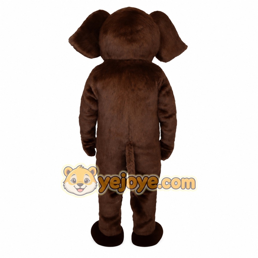 Brown Elephant Mascot Costume Brown Elephant Mascot Costume