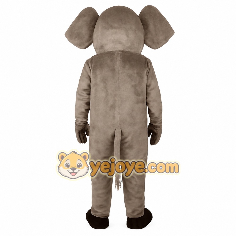 Brown Elephant Mascot Costume Brown Elephant Mascot Costume