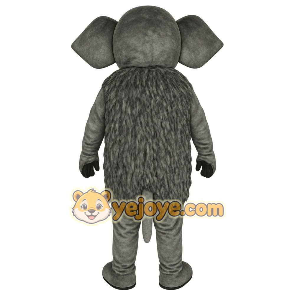 Gray Elephant Mascot Costume Gray Elephant Mascot Costume
