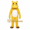 Yellow Hippo Mascot Costume Yellow Hippo Mascot Costume