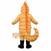 Orange Seahorse Mascot Costume