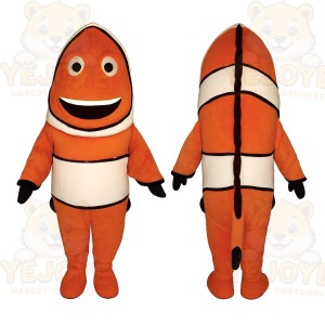 Orange Fish Mascot Costume