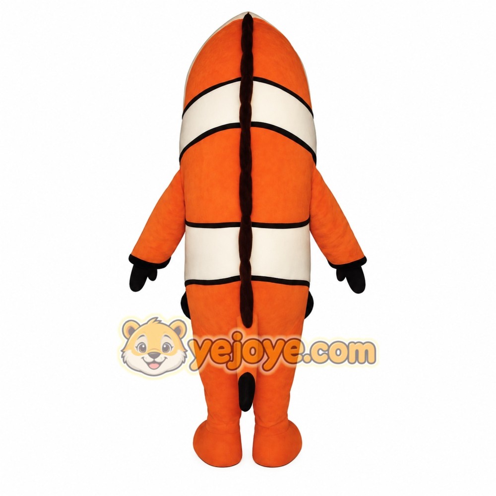Orange Fish Mascot Costume Orange Fish Mascot Costume