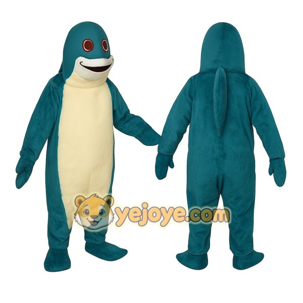 Teal Animal Mascot Costume