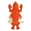 Orange Lobster Mascot Costume